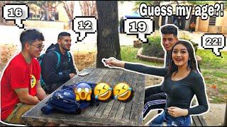 GUESS MY AGE PUBLIC INTERVIEW! *funny* | Priscilla Rodriguez