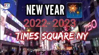 AÑO NUEVO 2023  EN TIMES SQUARE ( Nueva York )#CelVision