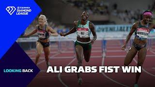 Nia Ali GRABS FIRST WIN in Monaco 2023 - Wanda Diamond League