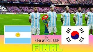 ARGENTINA vs SOUTH KOREA - Final FIFA World Cup 2026 | Full Match All Goals | Football Match