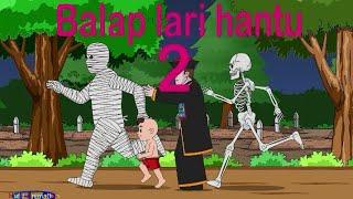 balap lari hantu 2 -kartun horor lucu-funny kartun