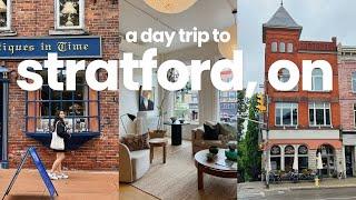 A day trip to STRATFORD, ON  | cute shops, a cat cafe, and the world's smallest theatre and more!