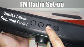 Apollo Supreme FM Radio Set-up - How to get FM Radio on your Bluetooth Soundbar