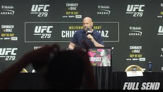 DANA WHITE CANCELS PRESS CONFERENCE BETWEEN NATE DIAZ AND KHAMZAT CHIMAEV!!! (UFC 279)