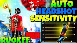 RUOK FF SENSITIVITAS HEADSHOT 2024 ️ | AIMBOT  FREE FIRE CONTROL SETTING SENSITIVITY+CUSTOM HUD