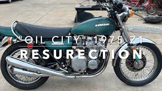 75 Kawasaki Z1 Resurrection Project: "Oil City" Johnny's Vintage Motorcycle Company