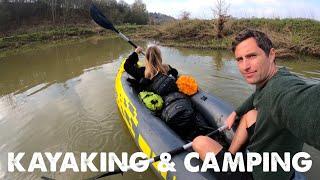 Kayaking & wild camping on the River Arun from Pulborough in an Intex Explorer K2 Inflatable Kayak 