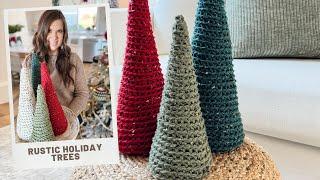 Rustic Holiday Tree Crochet Pattern