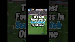 Top 5 best formation's in Score! Match #shorts #scorematch #football #scorematchformations#formation