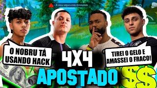 4X4 APOSTADO! ESSE FOI O PLACAR MAIS APERTADO DO SQUAD DA RESENHA! MANOMAX E GURAS VIRARAM O JOGO!