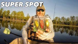 Kayak Fishing with Cotton Cordell Super Spot