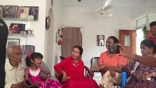 Angeline Goonethilake with Latha Walpola & Aksha Chamudi on her 79th Birthday