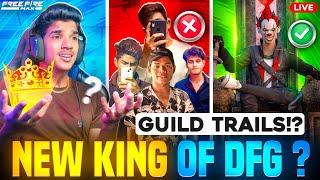 DFG SQUAD AGAINST  TOP SQUADS| 4 V 4 | TRAILS ??? | FREE FIRE IN TELUGU #dfg #freefire