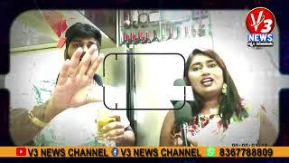 Swathi Naidu Home Tour Part-2 @||Swathi Nayudu  V3 News