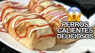 CÓMO HACER PERROS CALIENTES CASEROS FÁCIL Y RÁPIDO (HOT DOG)