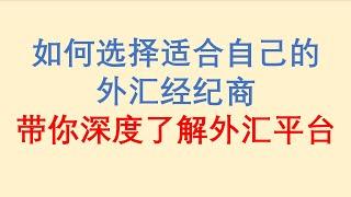 如何选择适合自己的外汇经纪商？带你深度了解外汇平台！Forex Trading