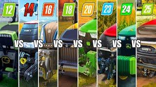 Fs12 Vs Fs14 Vs Fs16 Vs Fs18 Vs Fs20 Vs Fs23 Vs Fs24 Vs Fs25 | Graphics Compare | Timelapse