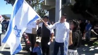 Latinos supporting Israel - Pro-Israel Demonstration Miami