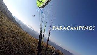 Epic Paramotor CAMPING on a Mountaintop!