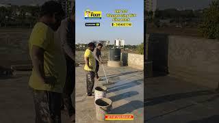 Dr Fixit Roof Waterproofing With Urp 301 | How to use | Mixing Ratio #shorts #viral