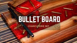 DIY Epoxy Charcuterie Board & Coasters with Real Bullet Casings: Unique and Eye-catching