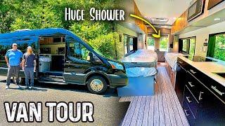 BEST campervan layout I've ever toured- SEE WHY