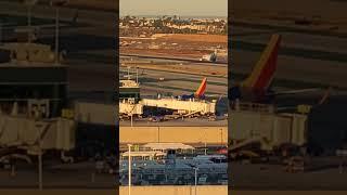 WestJet Boeing 737-700 taking off from LAX