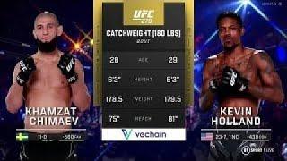 UFC 279 Хамзат Чимаев - Кевин Холланд Полный бой / (Khamzat Chimaev vs Kevin Holland Full Fight HD)