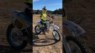 Ryan Villopoto and Carson Brown warming up a WR500 for an ERA’s Rematch!