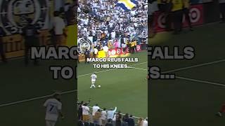 Marco Reus FALLS TO HIS KNEES with emotion  #shorts #football #soccer