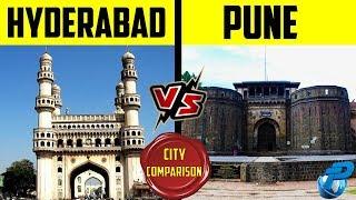 Hyderabad VS Pune Comparison in Hindi | Pune VS Hyderabad Cost of living 2024