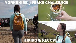 YORKSHIRE 3 PEAKS HIKING CHALLENGE & RECOVERY // weekend vlog