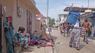 SIMPLE LIFE INSIDE LOCAL AFRICAN COMMUNITY, GHANA TEMA