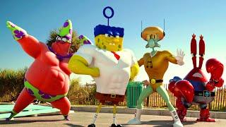 Super-powered SpongeBob VS Pirate Banderas | The SpongeBob Movie: Sponge Out of Water | CLIP