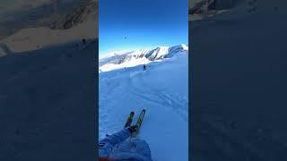 The WORST sound you can hear when skiing! #ski #skiing #shorts