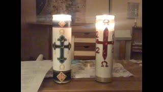 From the Atrium: Making a (simple) Easter Candle for your home