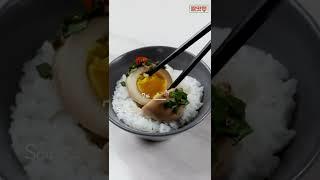 [Egg] 7분만에 끝내는 마약 계란장 만들기 :: 초간단 레시피 ::  :: Soy Sauce Marinated Eggs in 7min﻿ #shorts