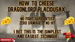 Dragonlord Placidusax Cheese - NO FIGHT GUARANTEED - (Patch 1.12 Tested)- Elden Ring