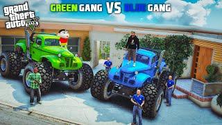 Gta 5:Franklin Blue Gang Shinchan Green Gang Last Episode In Gta5.!As Gaming Malayalam