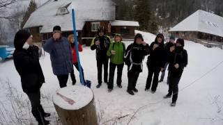 Schneewanderung am Feldberg im Hochschwarzwald am 04.02.2017.