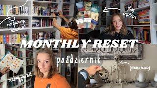 MONTHLY RESET - zaplanuj ze mną PAŹDZIERNIK  tbr, reorganizacja, notion, reading journal, zakupy