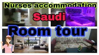 Nurse Room tour/Saudi Nurse accommodation #amuthaaditivlogs #nurses #saudi