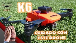 K6 el DRONES que nunca debes comprar  muy económico pero NADA RECOMENDABLE  no compres este drone