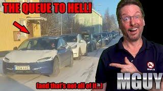 INSANE queue for EV charging is HILARIOUS (and tragic) | MGUY Australia