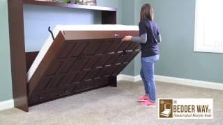 How to Open a Horizontal Murphy Bed from Bedder Way Murphy Beds