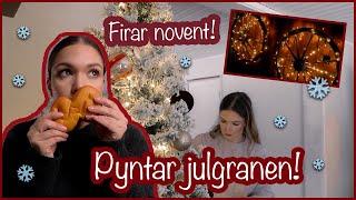 PYNTAR JULGRANEN  NU ÄR DET OFFICIELLT NOVENT!  VLOGG 95 - AMANDA MARIN