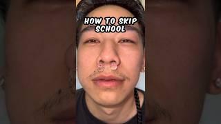 How to skip school like a pro #lifehack #comedy #shorts