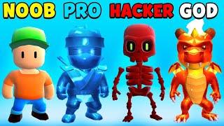 NOOB vs PRO vs HACKER vs GOD - Stumble Guys