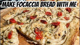 SLOW SUNDAY | MAKE FOCACCIA BREAD WITH ME |