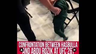 Хасбик ударил Абдурозика на UFC 267